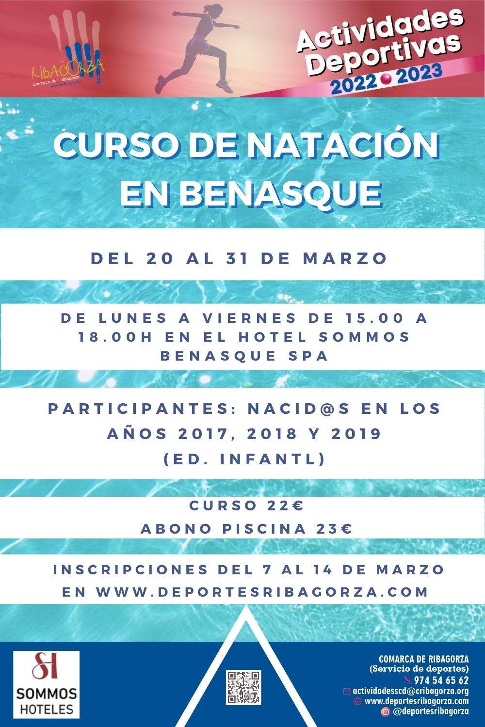 CURSOS NATACION BENASQUE MARZO 2023